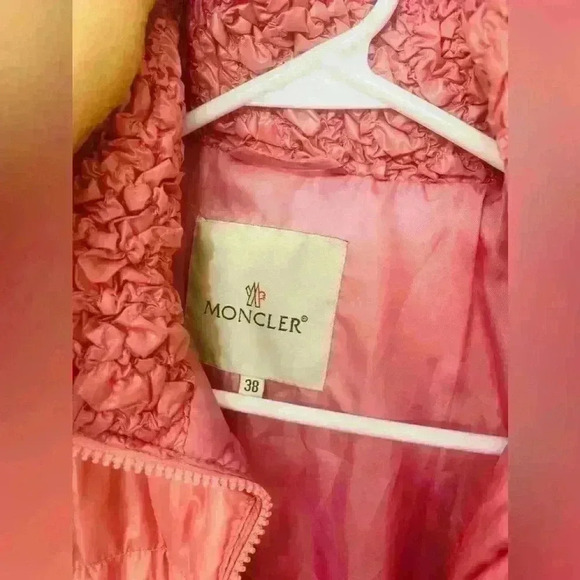 MONCLER PUFFERS JACKET SIZE 38/ USA Medium - pink - Picture 12 of 16